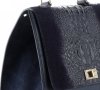 GEANȚĂ DIN PIELE cufăr Genuine Leather bleumarin 295